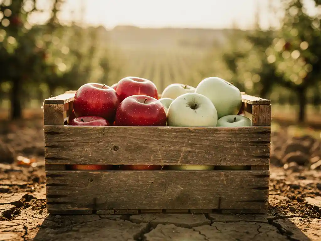 How is climate change affecting apple variety selection?