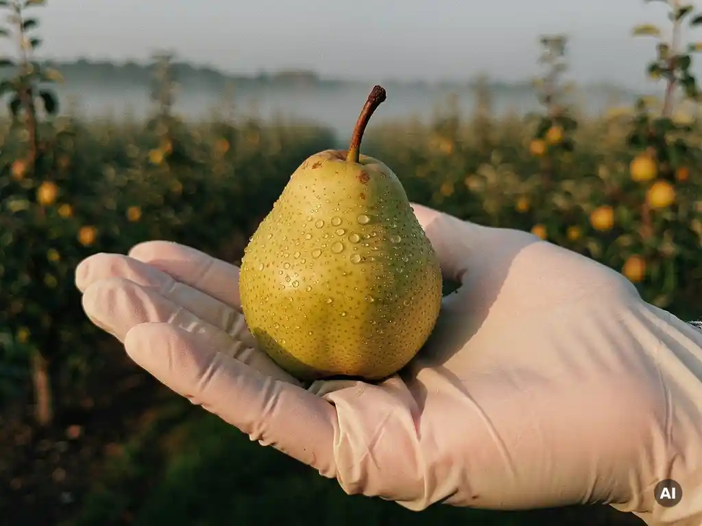 How do I license a climate-resilient pear variety?
