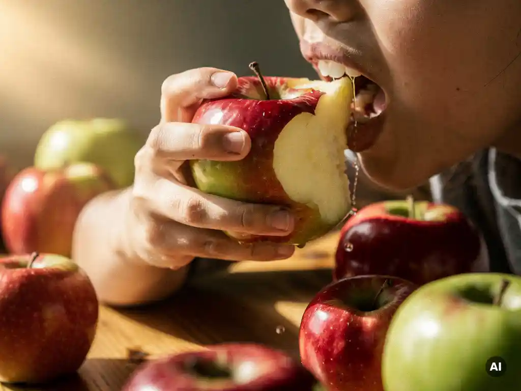 How does ease of eating lead to higher fruit consumption among young people?