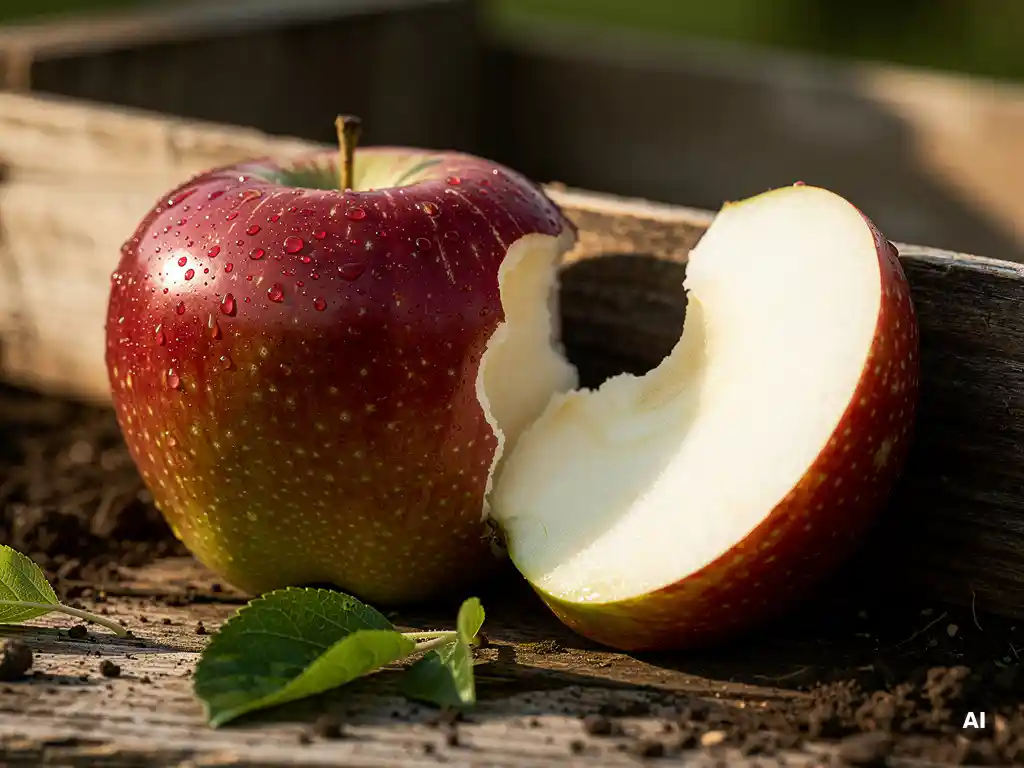 What factors influence the crunchiness of fruit?