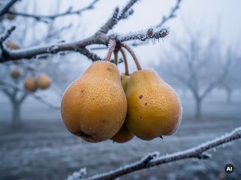 Why is chill unit requirement important for pear varieties?