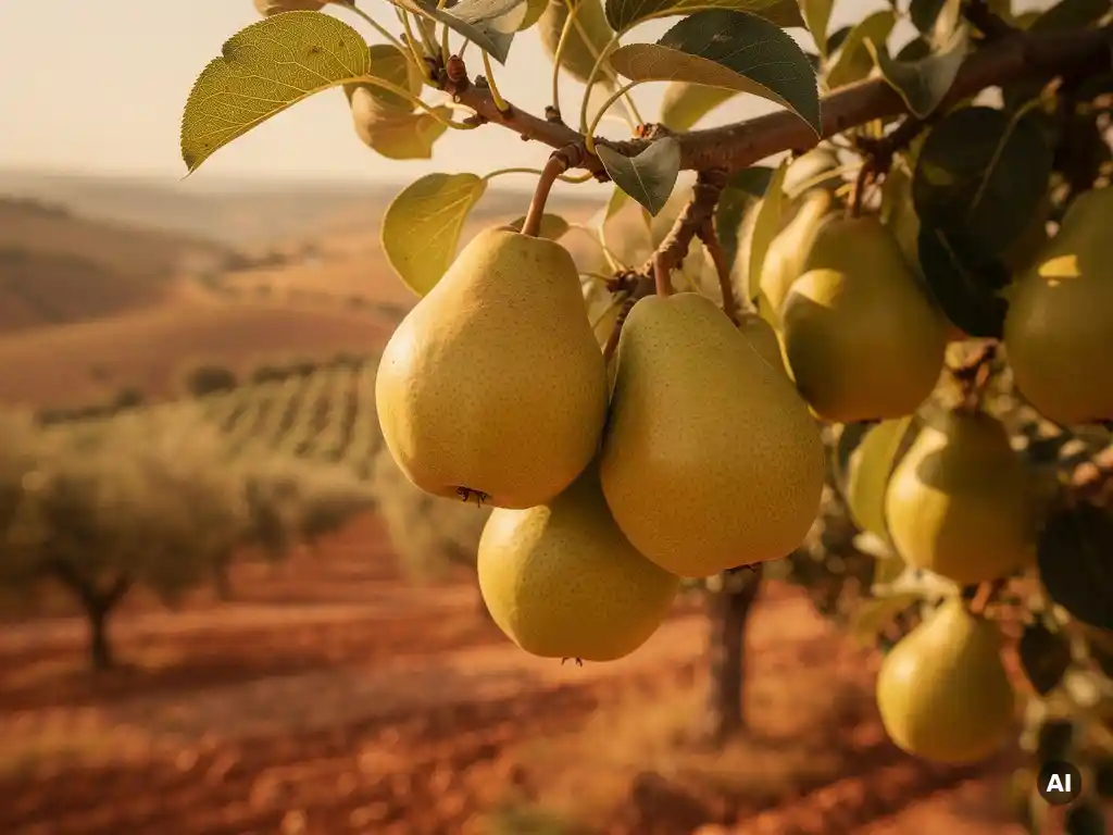 Which pear varieties are suitable for Spain?
