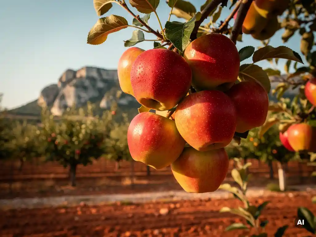 Which apple varieties are suitable for growing in southern France?