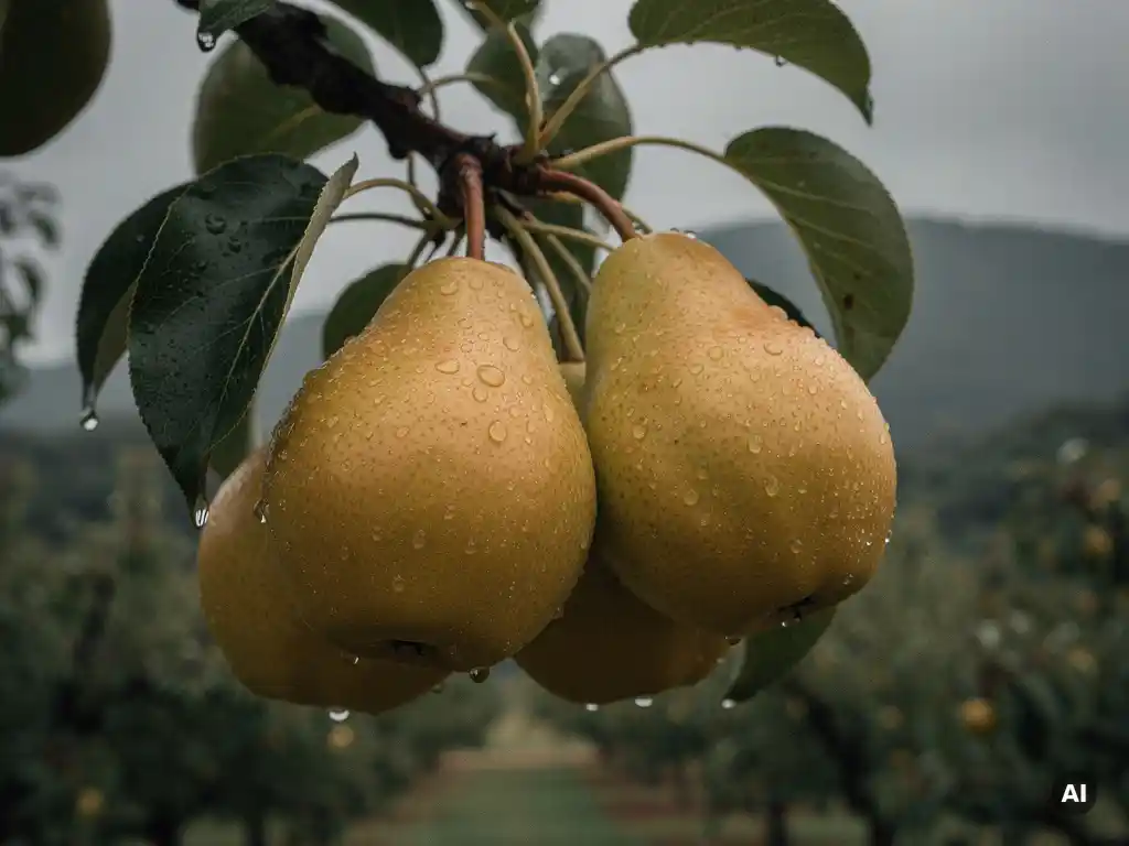 What are new climate-resilient pear varieties from breeders?