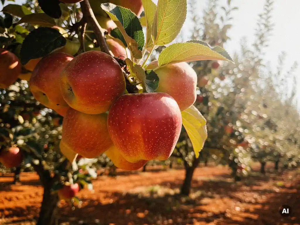 Which apple varieties are licensed for warm climates?